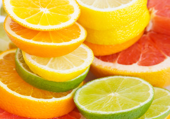Mixed citrus fruit
