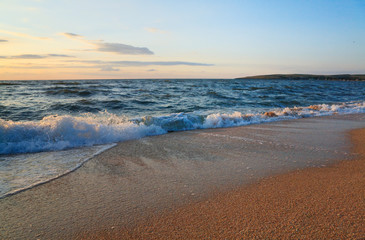 Sea sunset surf wave