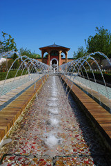 Font&auml;ne im maurischen Garten