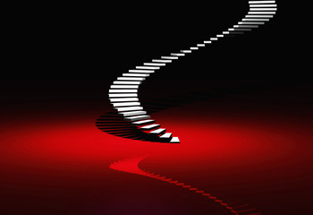 Die VIP - Wendeltreppe auf Rotem Teppich - 42