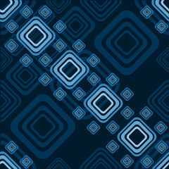 Blue pattern from squares