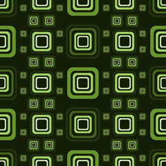 Green pattern from squares