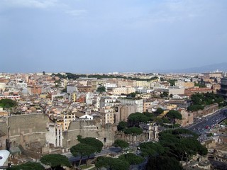 Fototapeta na wymiar Widok Rzymu