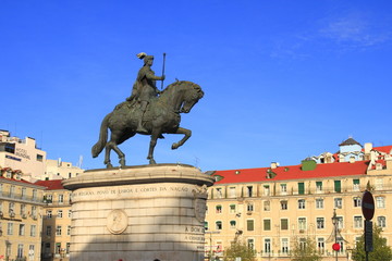 Naklejka premium Statue in Lissabon