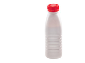 Bottle with yogurt