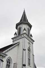 Fototapeta na wymiar Historic Catholic Church in rural setting