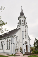 Historic Catholic Church in rural setting