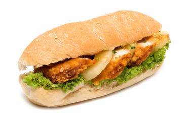 Baguette mit Huhn