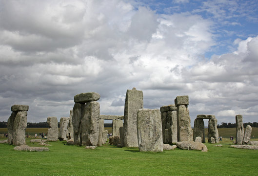 Stonehenge and clouds