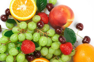 Still-life of fresh fruit