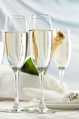Champagne flutes