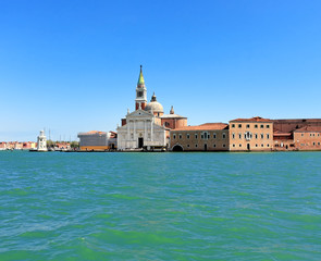 Venice on blue