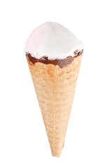ice cream in the cone