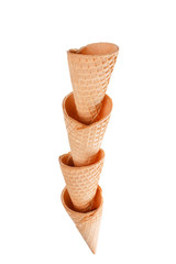 ice cream cones.