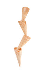 ice cream cones.