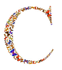 Butterfly letter