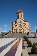 Fototapeta na wymiar Tbilisi, Georgia, Holy Trinity cathedral