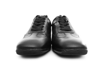 Male shoes isolated on the white background