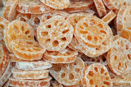 Chinese Dried Sweeten Lotus Root Slices