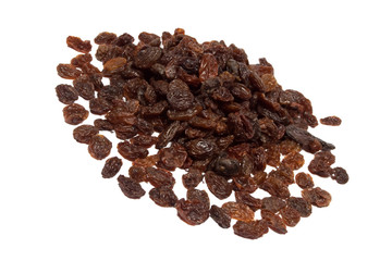 Closeup of raisins