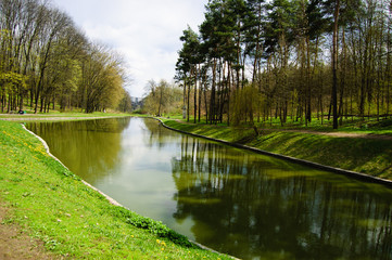 park in early spring