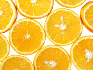 orange isolated on white