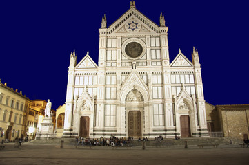 Fototapeta na wymiar Iglesia de Santa Croce en Florencia