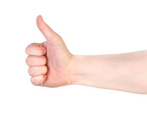 Thumbs Up Hand sign