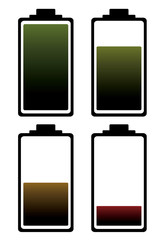 battery charge color icon