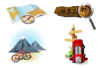 Camping icons 1