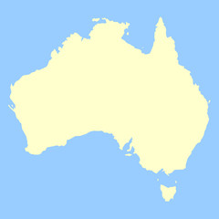 Fototapeta premium Australia map