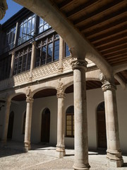 Obraz premium Patio del Palacio de los Condes de Requena en Toro (Zamora)