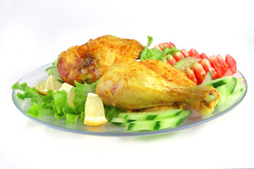 roasted chicken drumstick