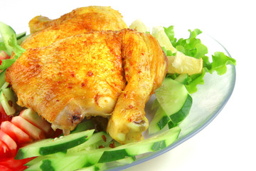 roasted chicken drumstick