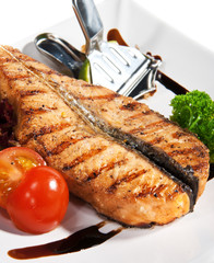 Fish Dishes - Salmon Steak