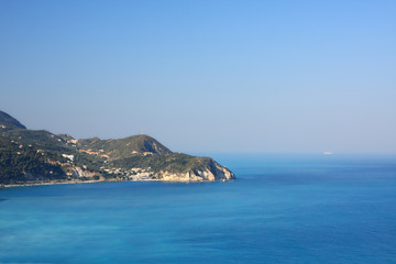 Fototapeta premium summer on the beach in Greece