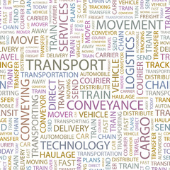 Obraz premium TRANSPORT. Seamless vector background.