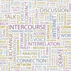 INTERCOURSE. Seamless vector background.