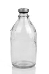 bottle with saline