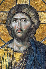 Rolgordijnen Mozaïek van Jezus Christus © SuperCoolPhotography