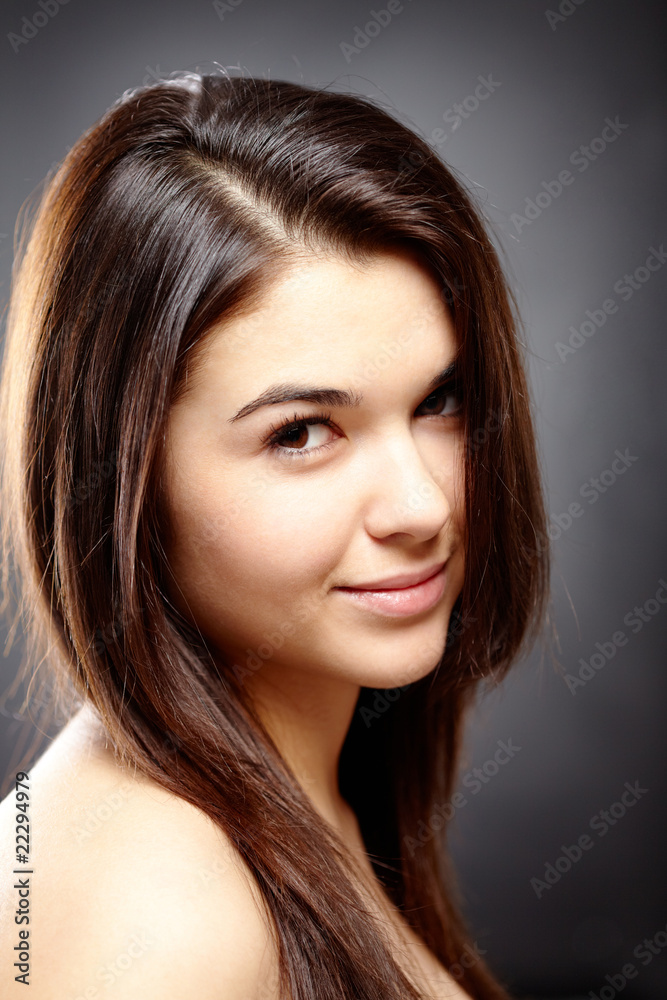 Canvas Prints Brunette