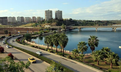 Zelfklevend Fotobehang A view of Adana, Turkey © fpolat69