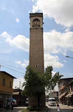 The clock tower in Adana, Turkey