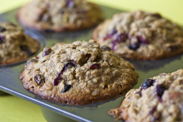 Blueberry Muffins with seeds
