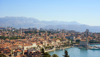 Fototapeta na wymiar Split city scape, Croatia