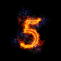 Fiery letter 5.