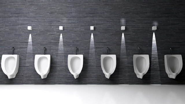 Bagno uomini con orinatoio