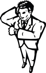 Out of time Business man