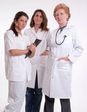 Female medical team