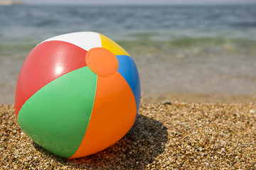 Colorful beach ball